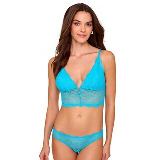 Foto 4 | Bra Triangular Discreción Ilusión 70150 Turquesa