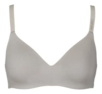 Foto 2 | Calvin Klein Pack De 2 Brasieres Sin Varilla Para Mujer, Súper Comfort, Sin Costuras Y Ajuste Perfecto, Gris Y Marino
