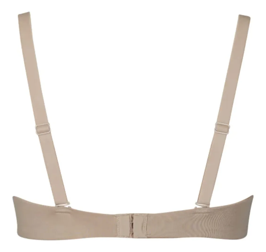 Foto 5 | Calvin Klein Pack De 2 Brasieres Sin Varilla Para Mujer, Súper Cómodos, Sin Costuras, Color Negro Y Cedro