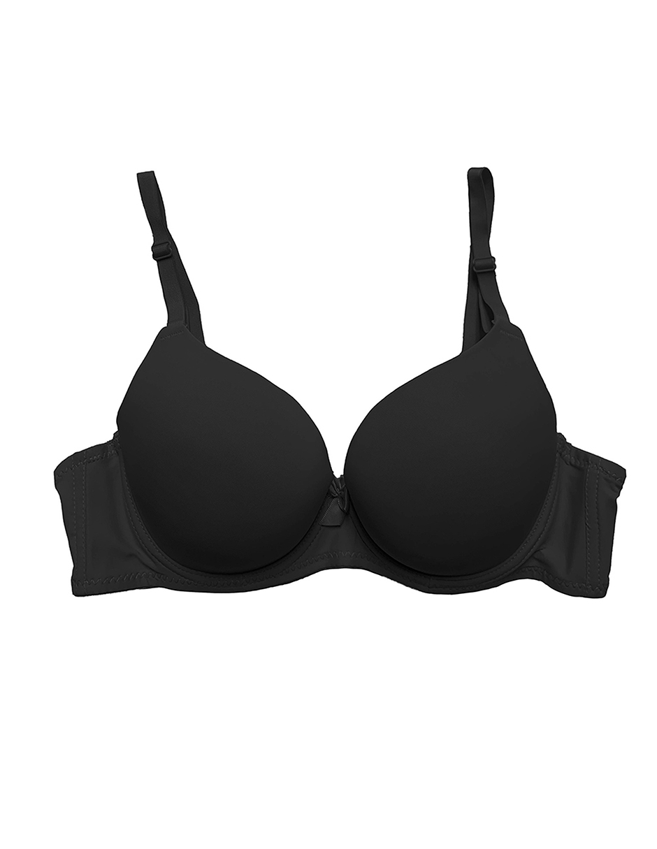 Foto 4 | Paquete 3 Brasier Doble Push Up Tatys Fashion Aumenta Hasta 2 Tallas
