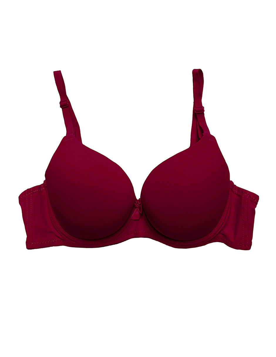 Foto 6 pulgar | Paquete 3 Brasier Doble Push Up Tatys Fashion Aumenta Hasta 2 Tallas