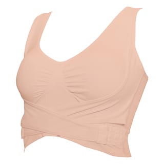 Foto 8 | Brasier Push Up 3 Piezas Passion Wear Bra Color Negro,nude Y Blanco Con Soporte Cruzado Y Control De Rollos En Espalda