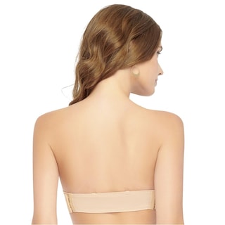 Foto 5 | Brasier Strapless Push Up Ilusión 7976 Beige