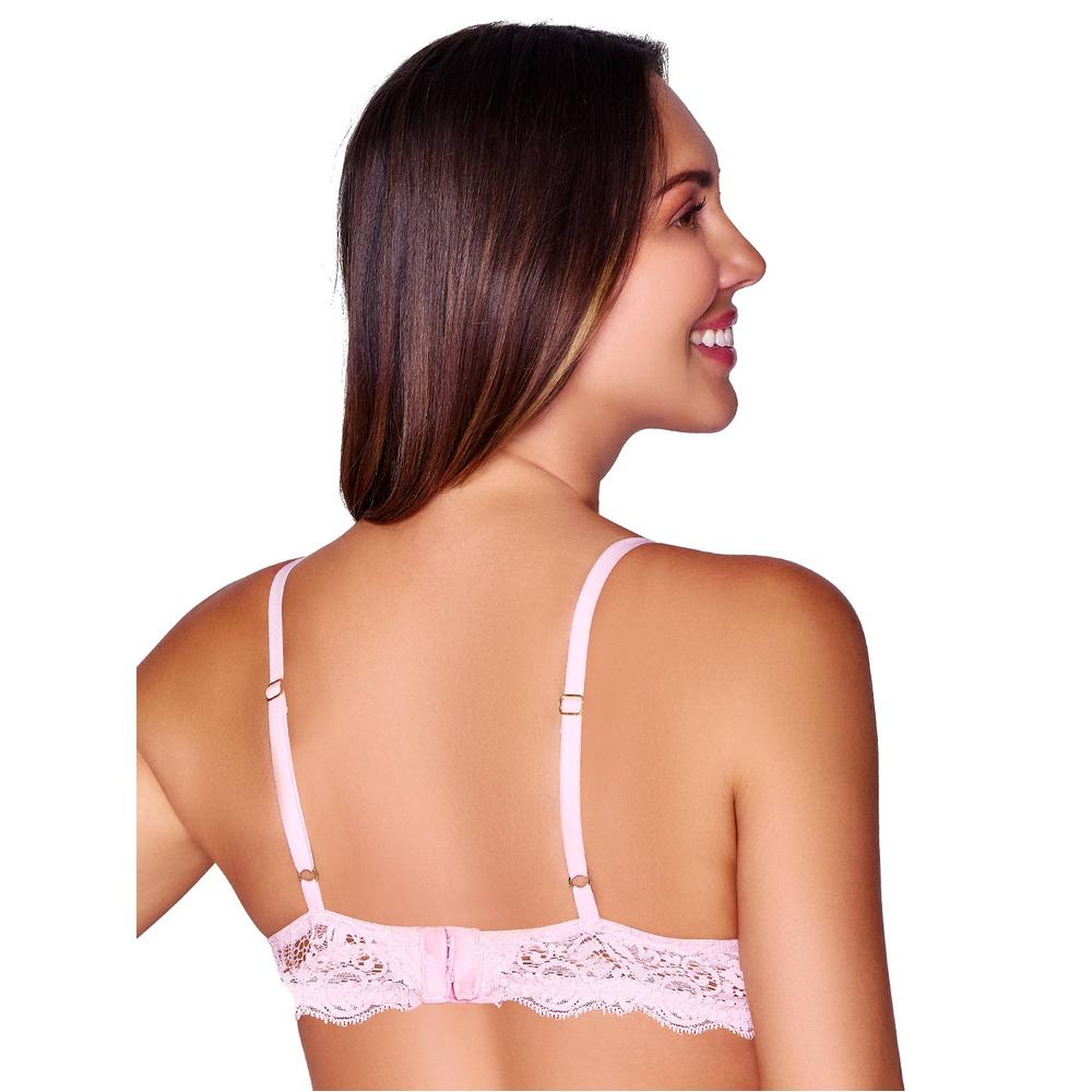 Foto 4 | Bra Escote Profundo Push Up Ilusión 70054 Blanco