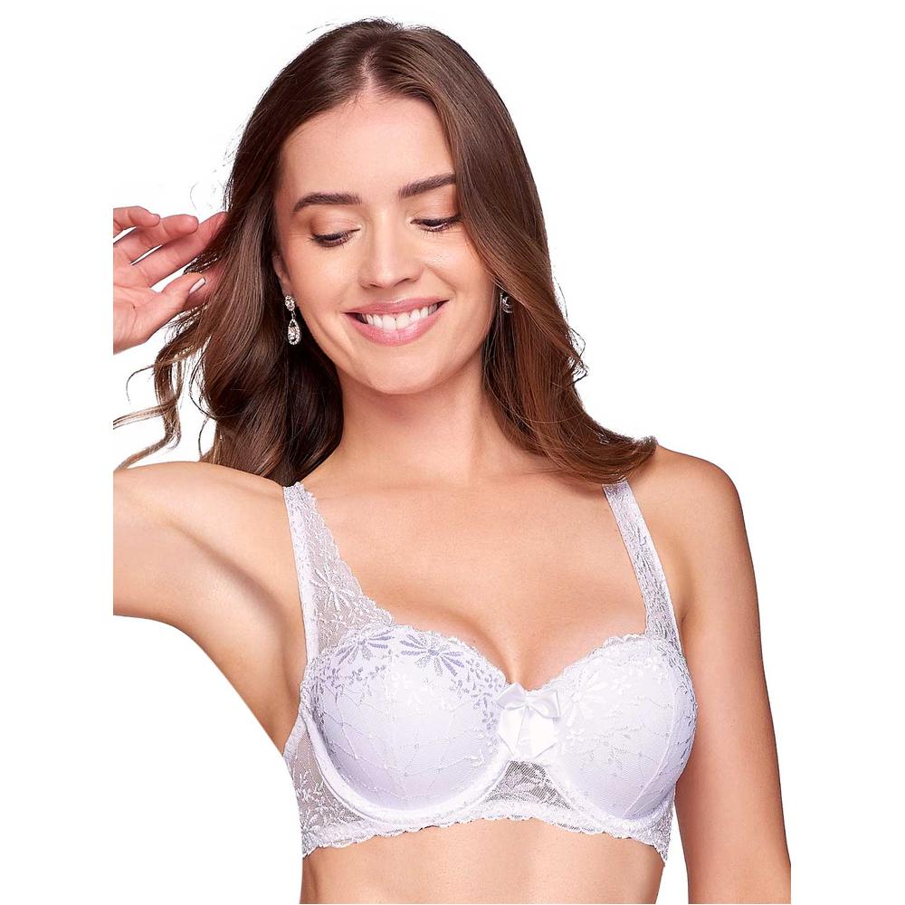 Foto 2 pulgar | Brasier con Push Up Ilusión Blanco para Mujer