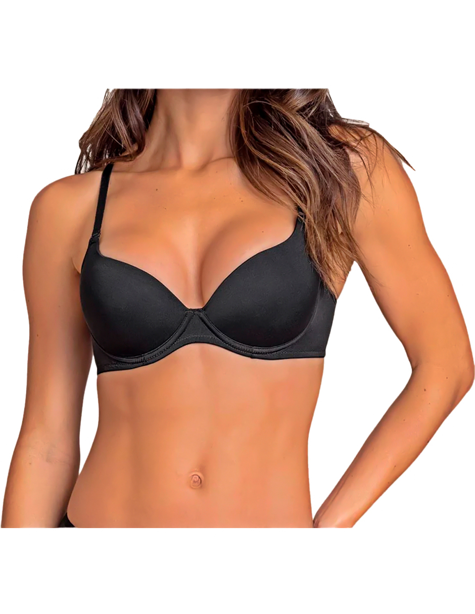 Foto 3 pulgar | Brasier Tatys Fashion Push Up 3 Piezas para Mujer
