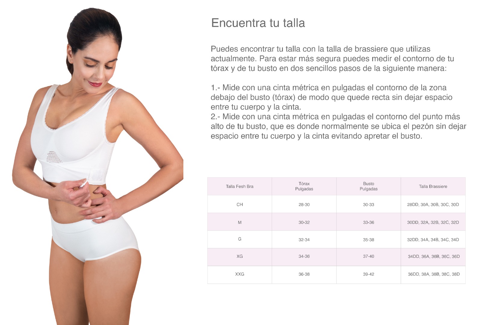 Foto 5 pulgar | Bra Push Up Fresh Tallas Plus Pack 2 Brass Hasta 4xg 2078 +p