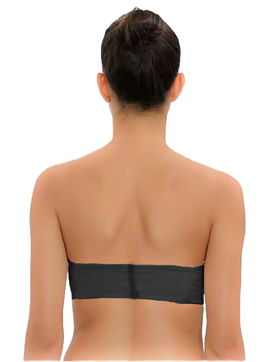 Foto 4 pulgar | Paquete De 3 Brasieres Strapless Tatys Fashion Multicolor Con Tirantes Transparentes