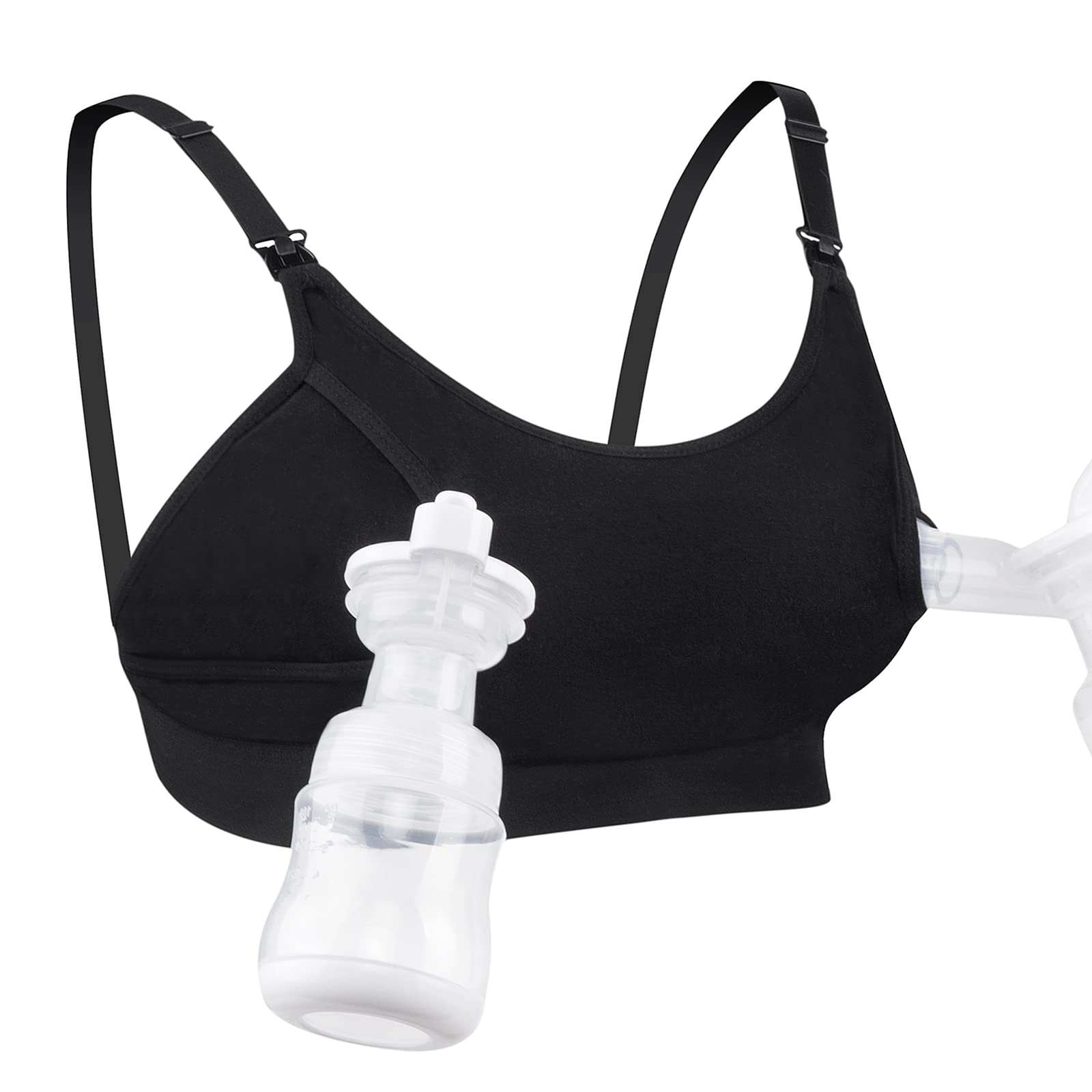 Sujetador De Manos Libres Momcozy Ajustable Negro - Venta Internacional.
