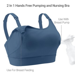 Foto 2 | Sujetador De Manos Libres Momcozy Ajustable Azul - Venta Internacional.