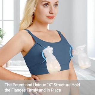 Foto 4 | Sujetador De Manos Libres Momcozy Ajustable Azul - Venta Internacional.