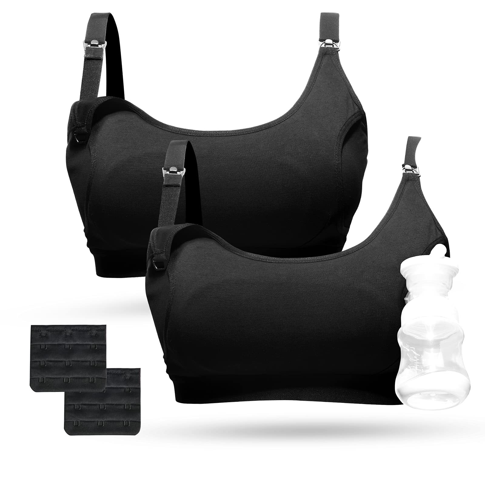 Foto 2 pulgar | Sujetador Momcozy Pumping Bra, Manos Libres, 2 Unidades, Algodón - Venta Internacional.
