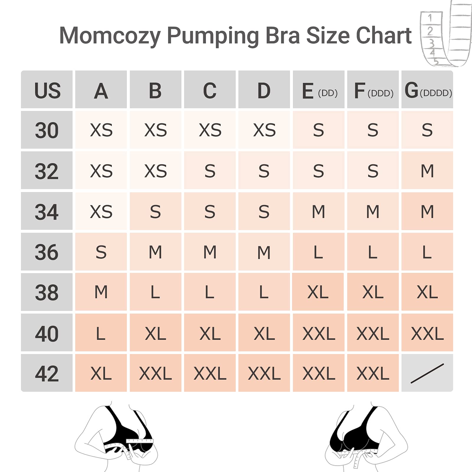 Foto 6 pulgar | Sujetador Momcozy Pumping Bra, Manos Libres, 2 Unidades, Algodón - Venta Internacional.