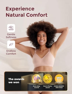 Foto 2 | Sujetador De Lactancia Momcozy Seamless, Paquete De 2 Unidades, Cómodo Para Mujer - Venta Internacional.