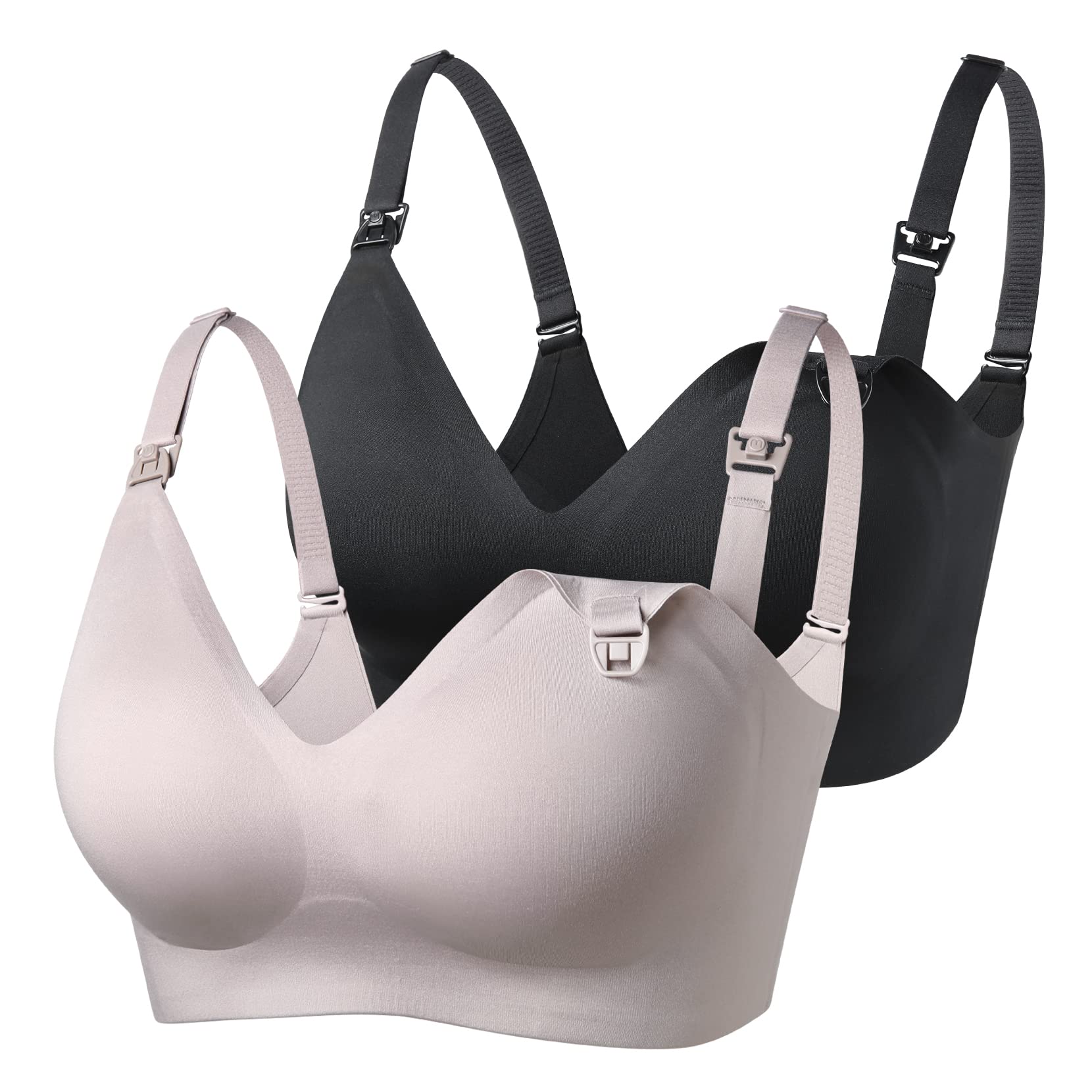 Foto 2 pulgar | Sujetador De Lactancia Momcozy Seamless, Paquete De 2 Unidades, Cómodo Para Mujer - Venta Internacional.