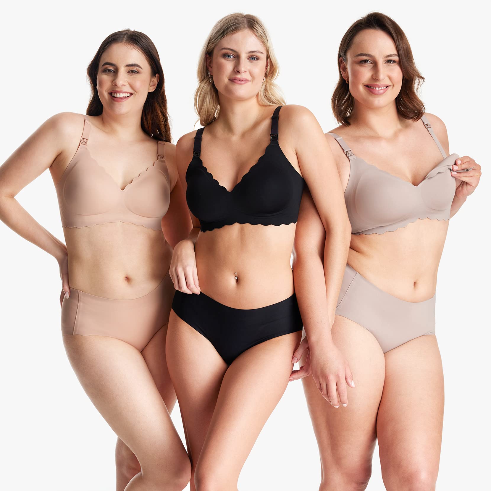 Foto 6 pulgar | Sujetador De Lactancia Momcozy Seamless Pregnancy Maternity Black - Venta Internacional.