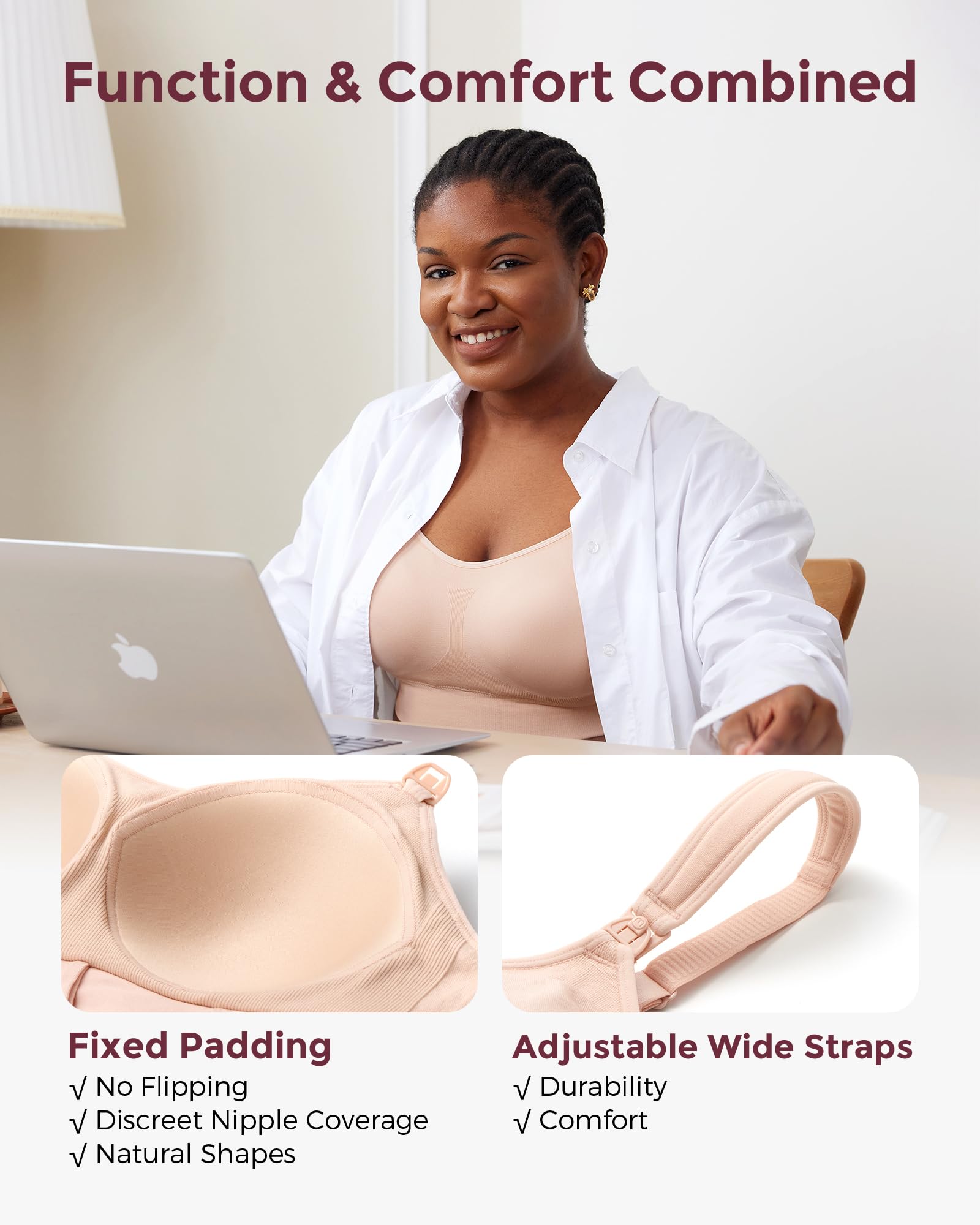 Foto 6 pulgar | Sujetador Momcozy Lycra Manos Libres Para Amamantar - Venta Internacional.
