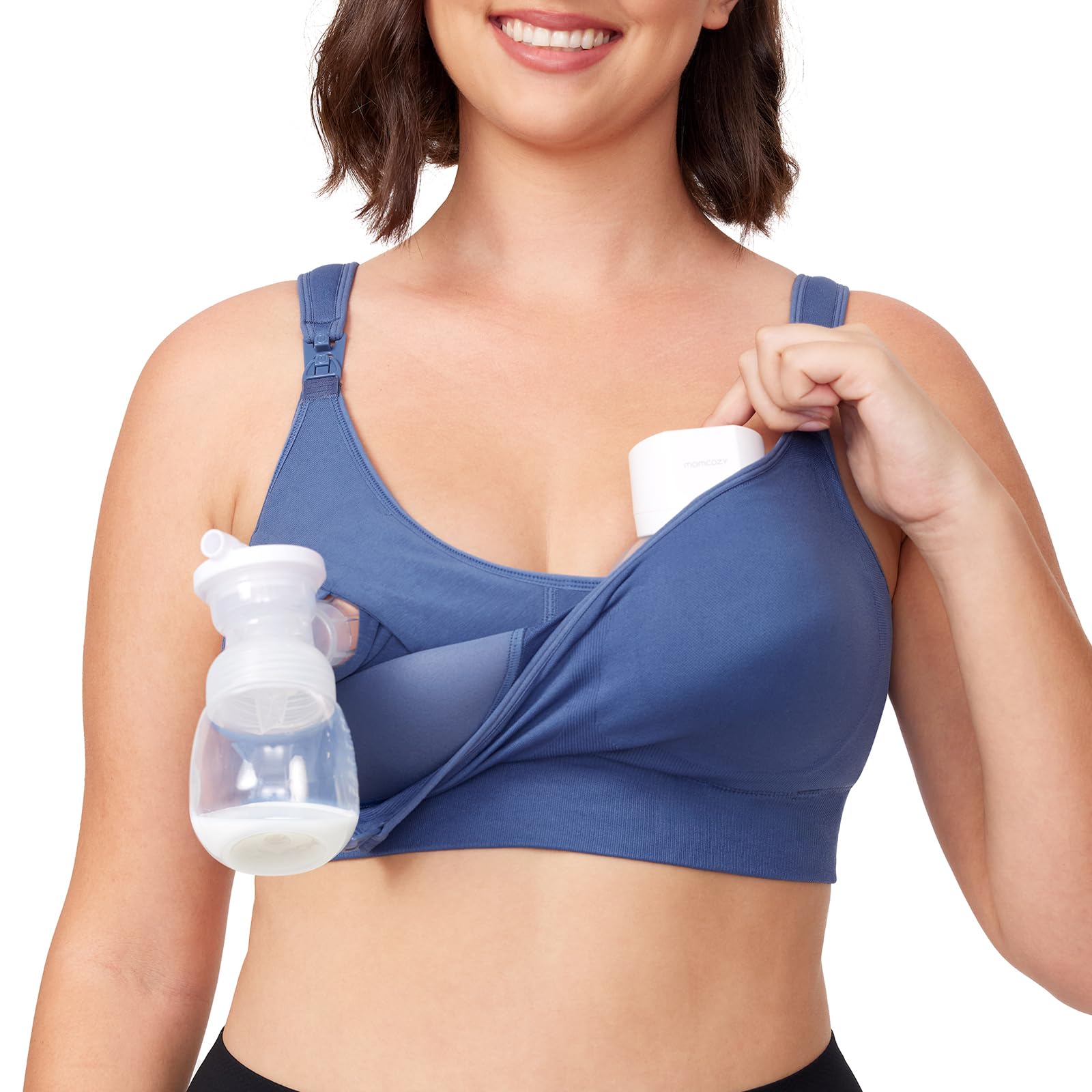 Sujetador Momcozy Lycra Manos Libres Para Amamantar - Venta Internacional.