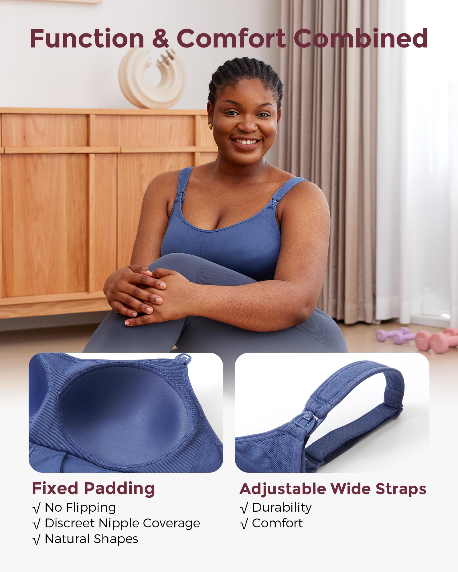 Foto 6 pulgar | Sujetador Momcozy Lycra Manos Libres Para Amamantar - Venta Internacional.