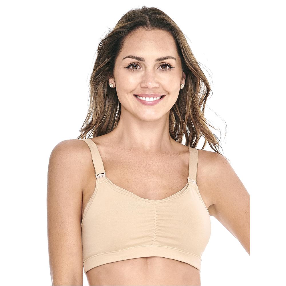 Foto 2 pulgar | Paquete De Dos Tops De Lactancia Ilusión 76000 Beige