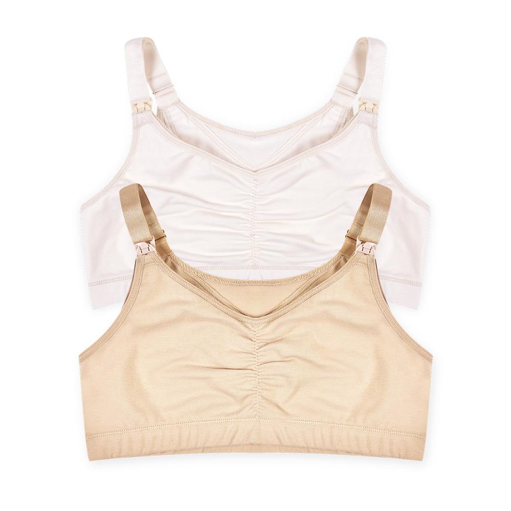 Foto 4 pulgar | Paquete De Dos Tops De Lactancia Ilusión 76000 Beige