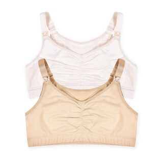 Foto 3 | Paquete De Dos Tops De Lactancia Ilusión 76000 Beige