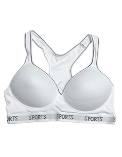 Foto 4 | Brasier Deportivo De Algodón Tatys Fashion Paquete Con 6 Bras