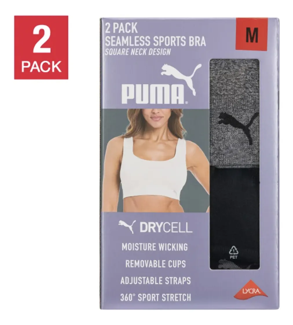 Foto 4 pulgar | Brasier Deportivo Puma para Mujer 2 Piezas