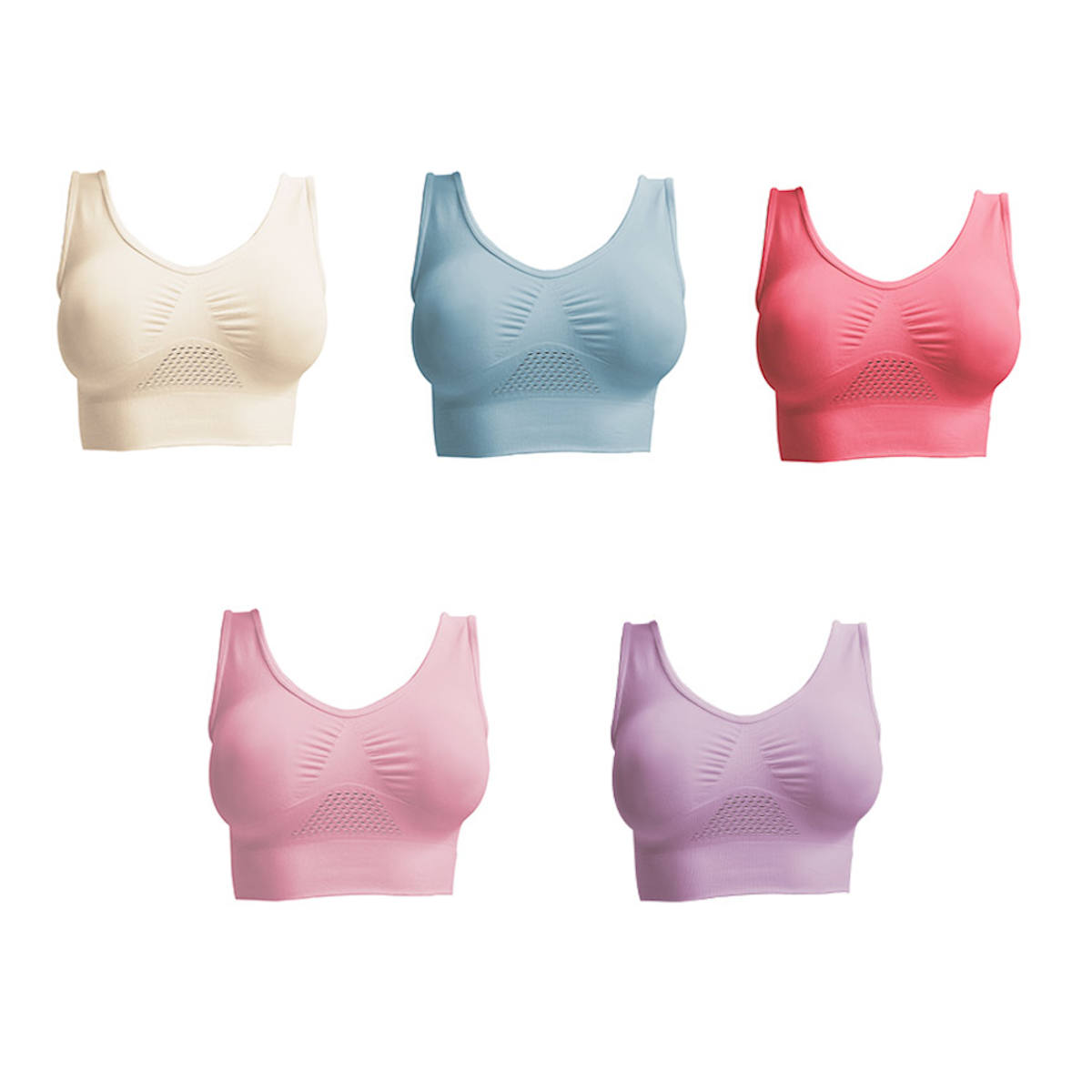 Foto 2 pulgar | Top Control I Love Shape 2124 Fresh Colores Pastel 5 Piezas