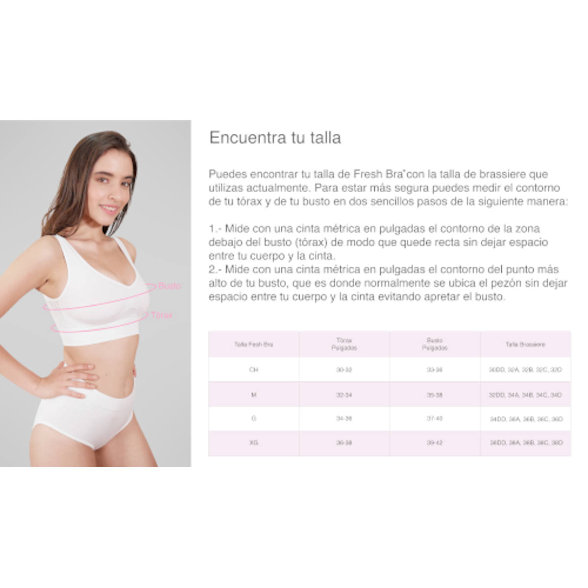 Foto 4 pulgar | Kit 3 Fresh Bra con Encaje I Love Shape 2101 Multicolor