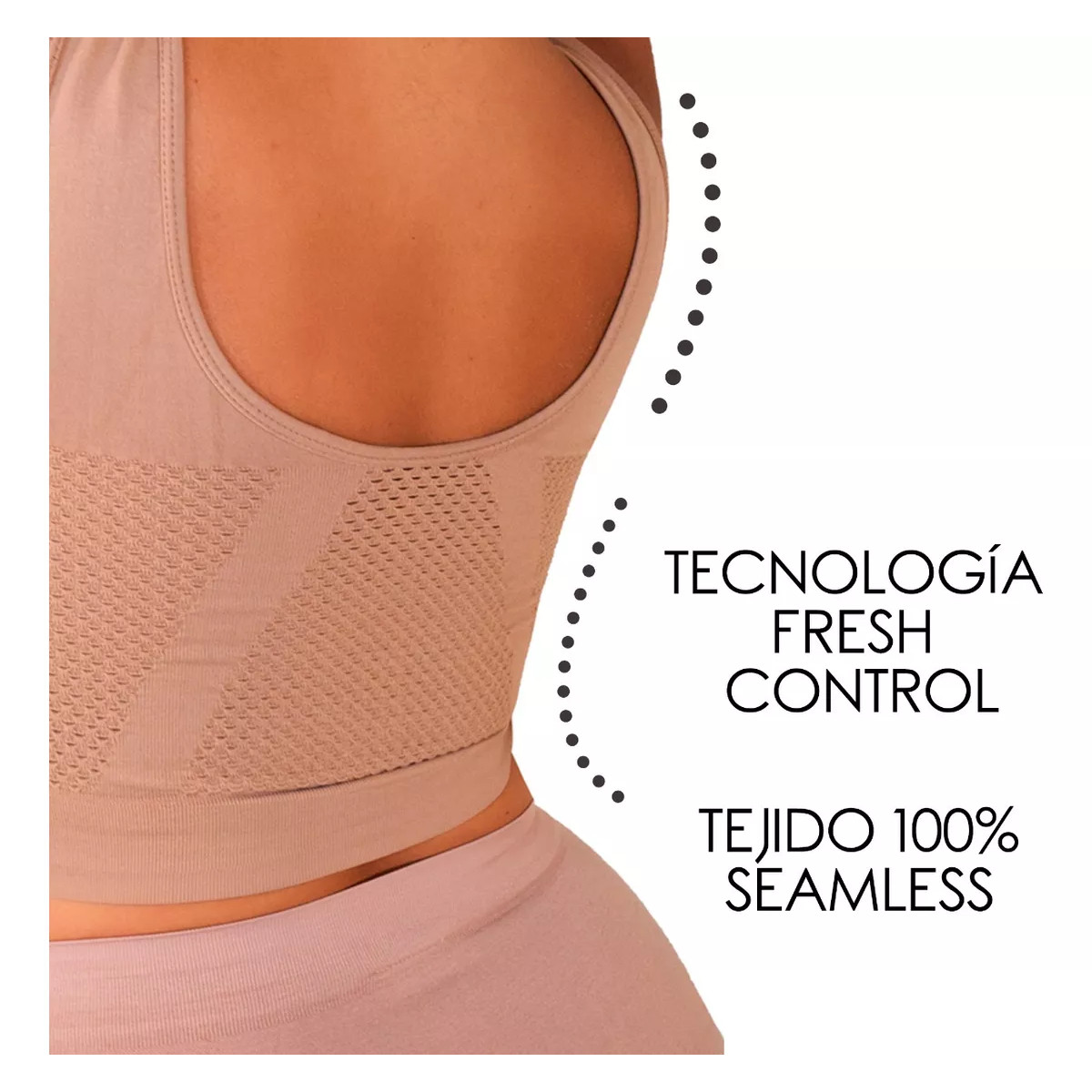 Foto 6 pulgar | Kit de 2 Bra I Love Shape M2224+2024 Fresh 1 de Control + 1 de Descanso y Panty Nude