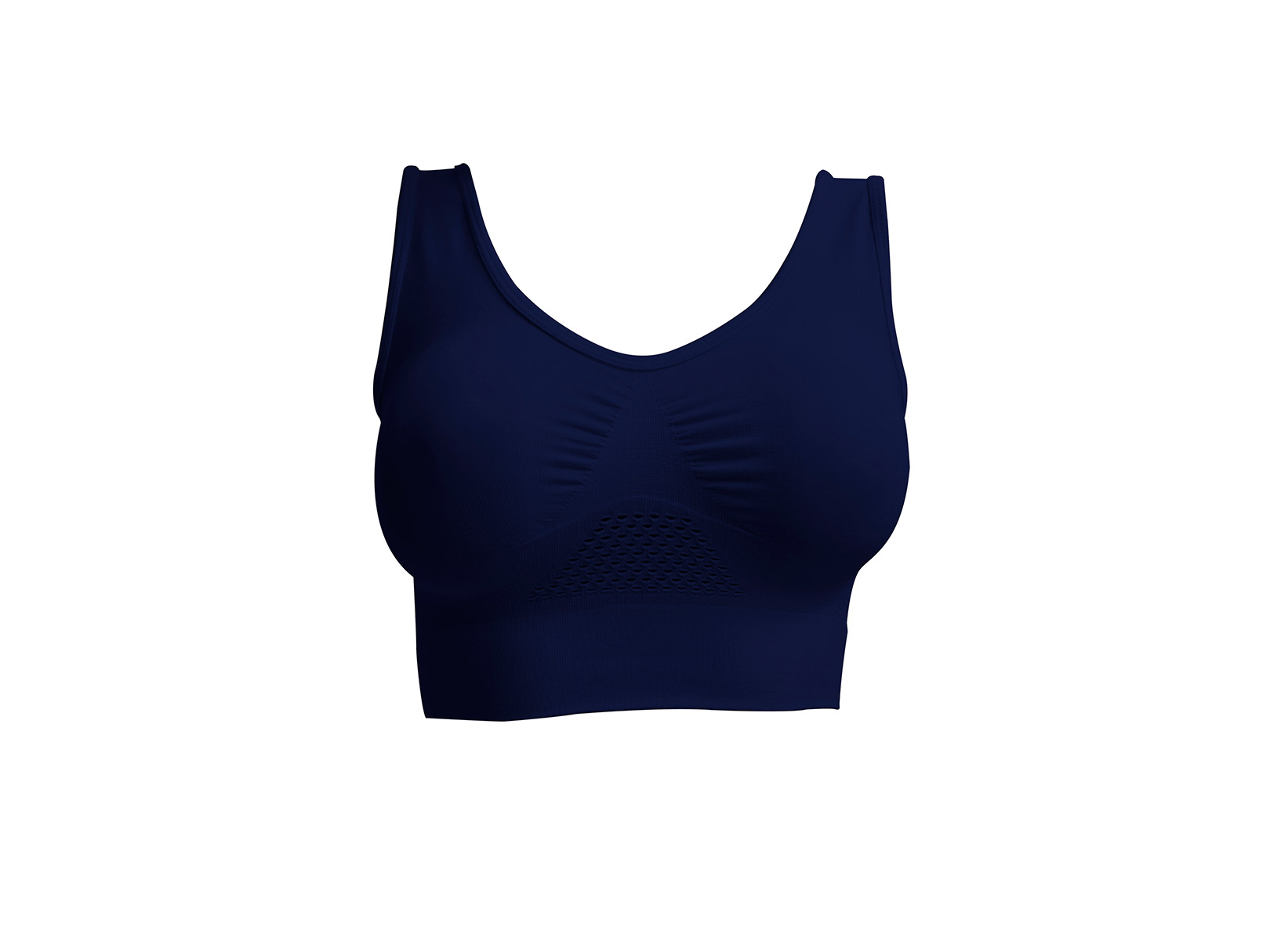 Foto 1 | Kit 2 Bra Fresh I Love Shape M2224+2024 color Azul 1 de Control más 1 de Descanso y Panty de Regalo