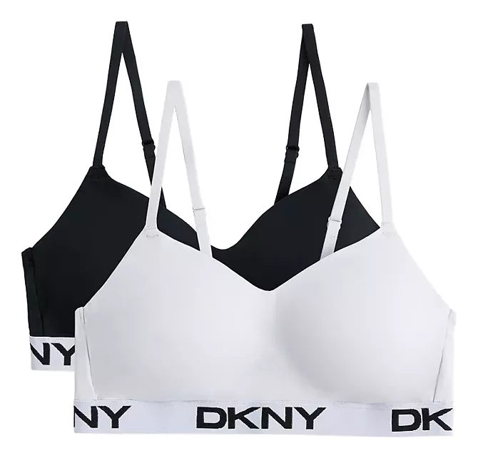 Foto 3 pulgar | Brasier Dkny Mujer 2 Pack Ajustable Copas Removibles Black Aluminium