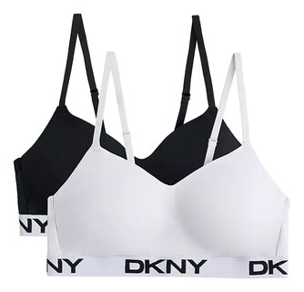 Foto 2 | Brasier Dkny Mujer 2 Pack Ajustable Copas Removibles Black Aluminium
