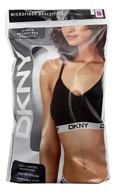 Foto 5 pulgar | Brasier Dkny Mujer 2 Pack Ajustable Copas Removibles Black Aluminium