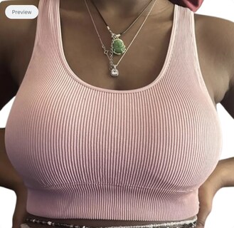 Foto 5 | Top Gap Body Bra Mujer 2 Pack Seamless Brasier Copas Removibles Azul Rosa