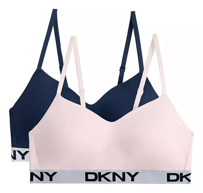 Foto 3 pulgar | Brasier Dkny Mujer 2 Pzs Ajustable Copas Removibles Skyline Pearl Cream