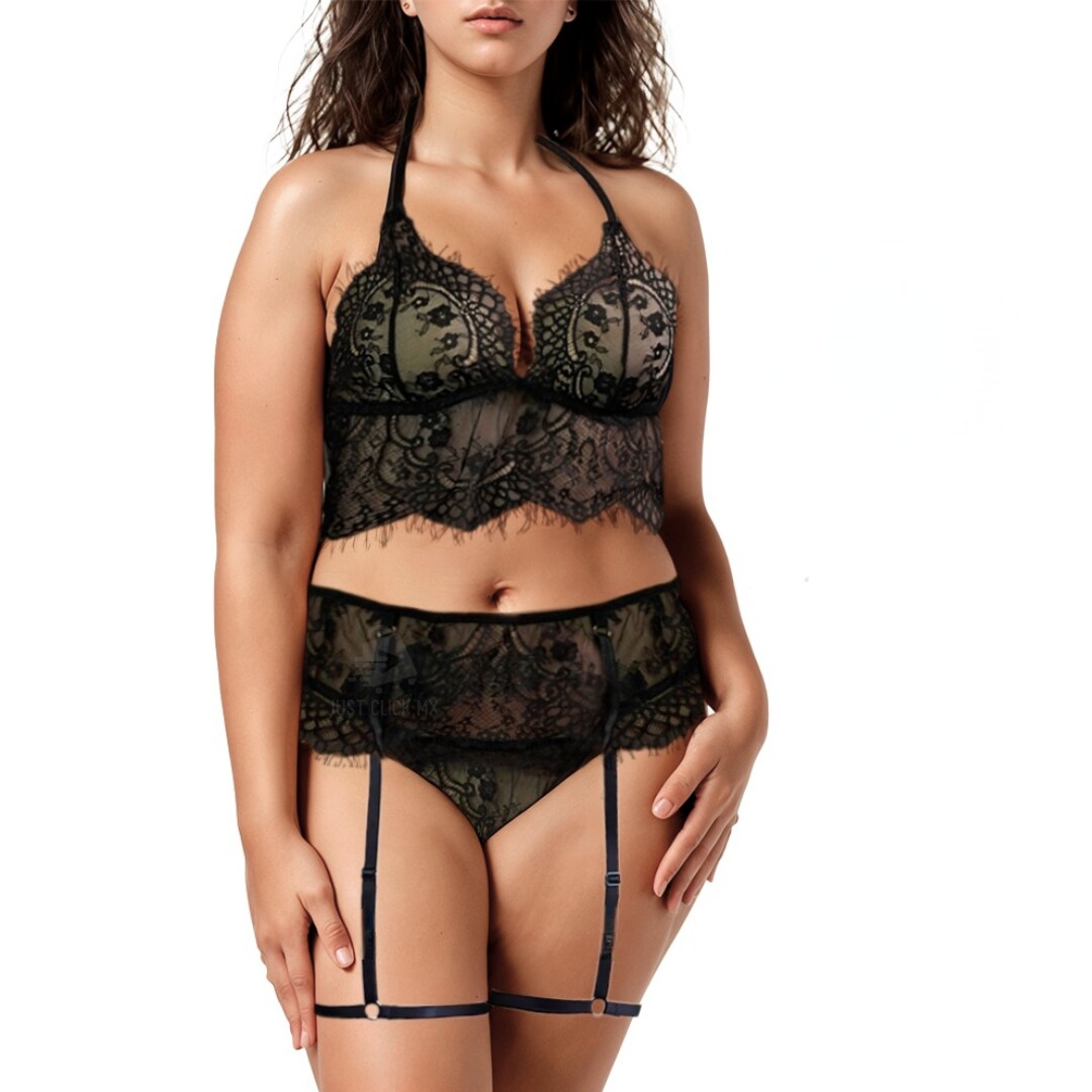 Lencería G-string Body Con Encaje Talla Xl $249
