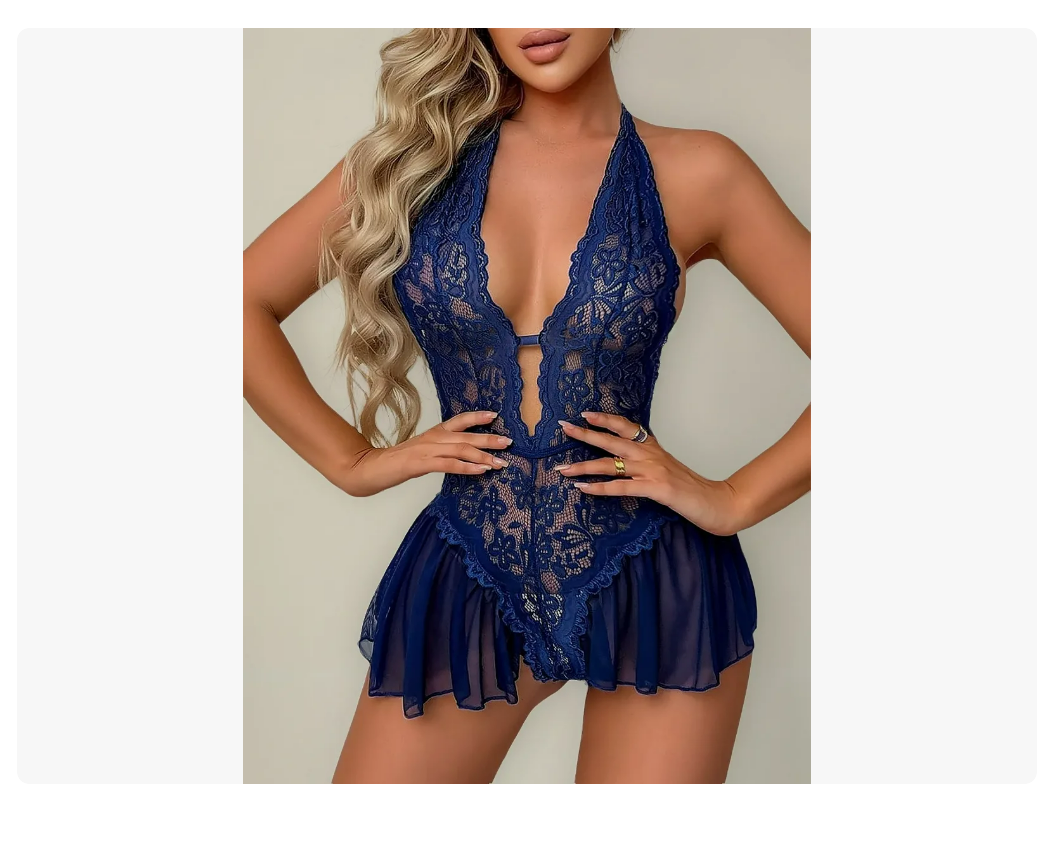Lencería 1 Pieza Encaje Baby Doll