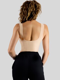 Foto 3 | Brasier Push Up Con Encaje Floral Bra-1001 Nude Soporte Total Y Diseño Cómodo