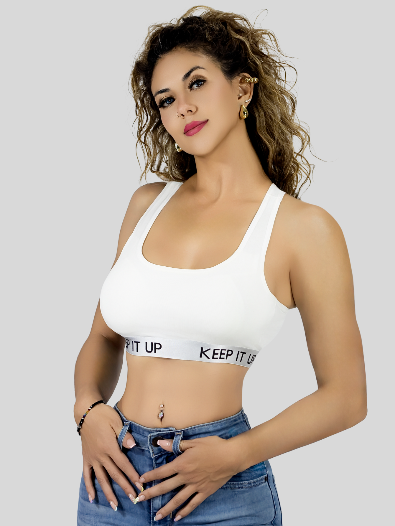 Foto 2 | Set De 2 Bras Mujer Con Copas Push Up Bl-1004-px2 Variedad De Colores Peto Medio