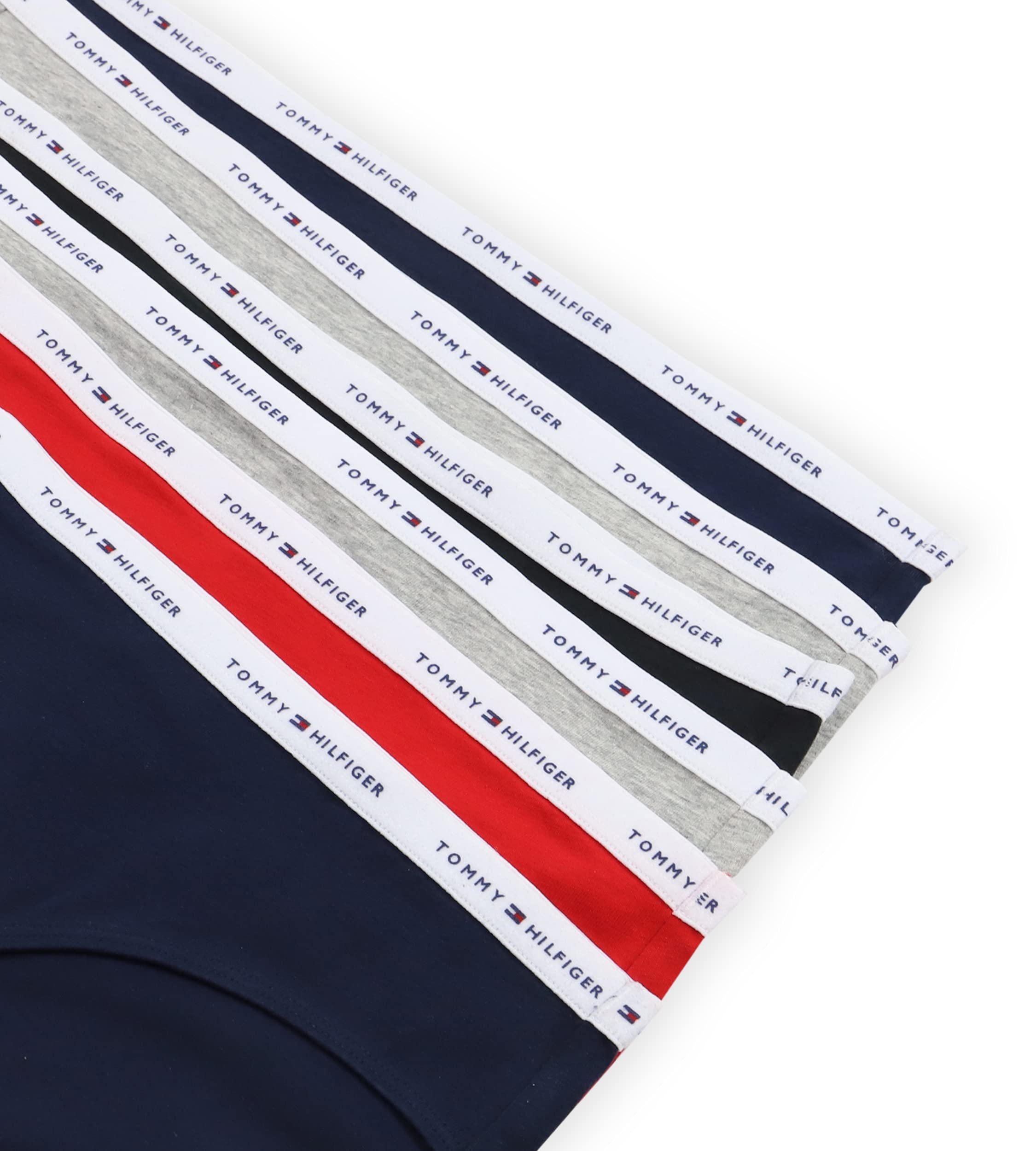 Foto 2 | Braguitas Tommy Hilfiger De Algodón Para Mujer, Paquete De 6, Talla L - Venta Internacional.