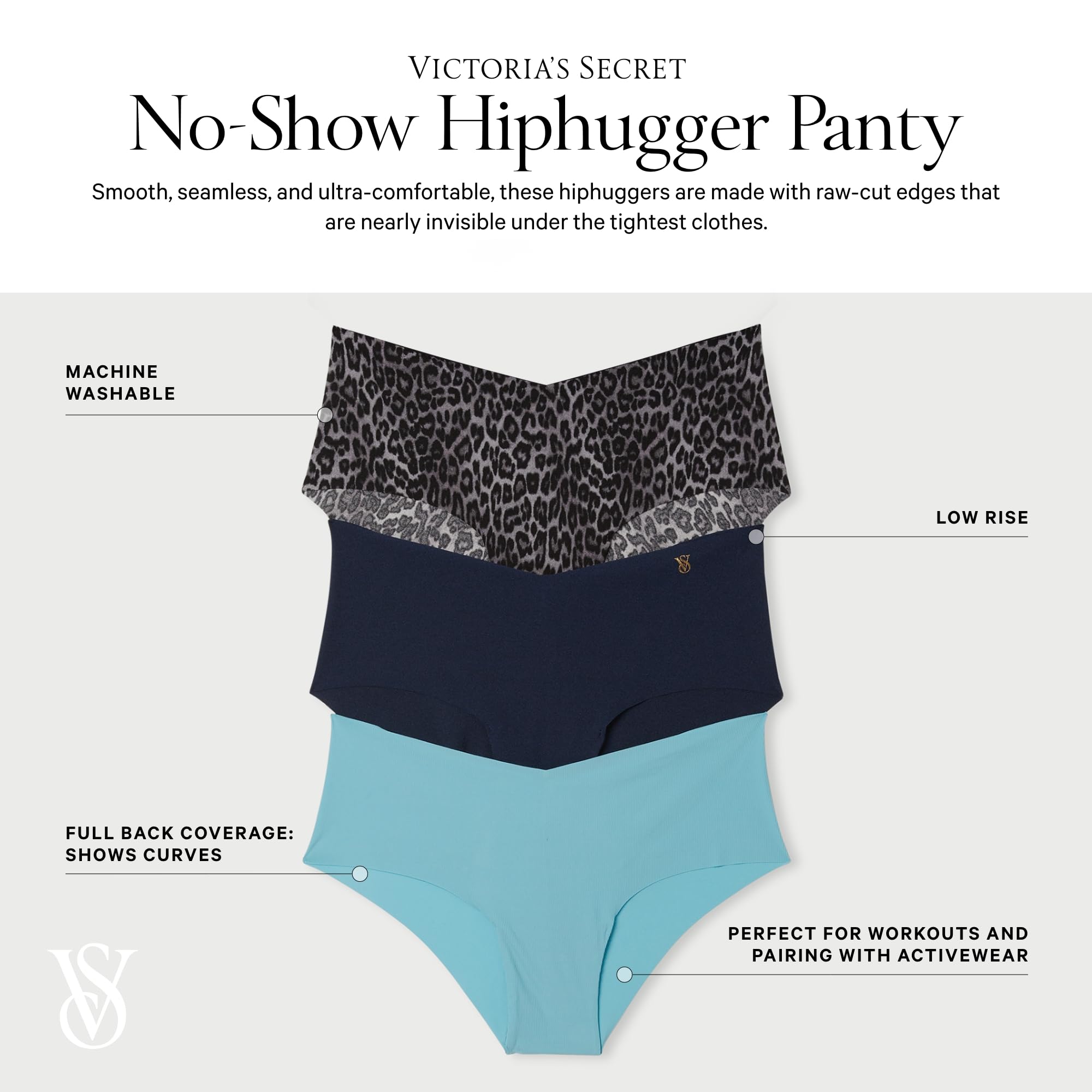 Foto 4 | Pack De Braguitas Victoria's Secret No Show Cheeky Para Mujer, Paquete De 5 - Venta Internacional.