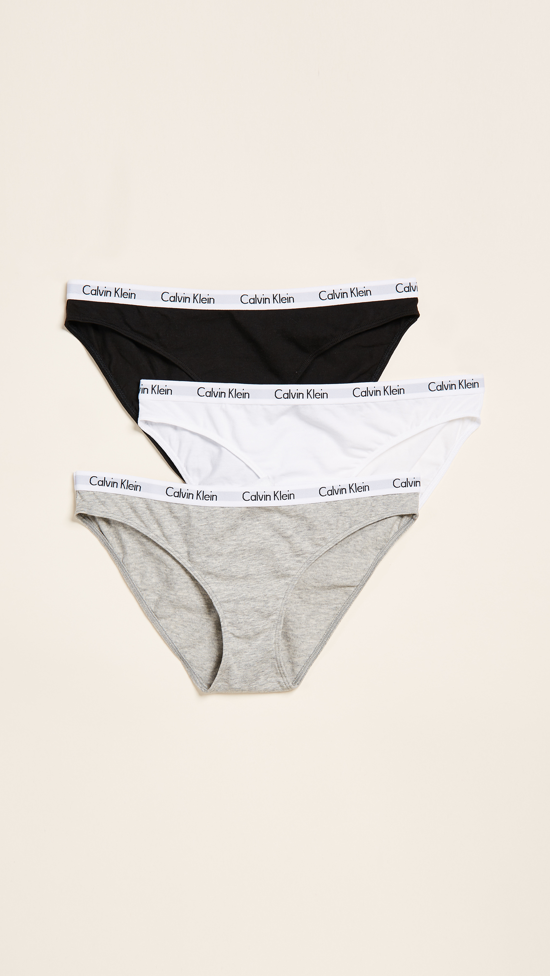 Foto 3 pulgar | Braguitas Calvin Klein Carousel Logo Carousel Bikini De Algodón Elástico - Venta Internacional.