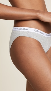 Foto 5 | Braguitas Calvin Klein Carousel Logo Carousel Bikini De Algodón Elástico - Venta Internacional.