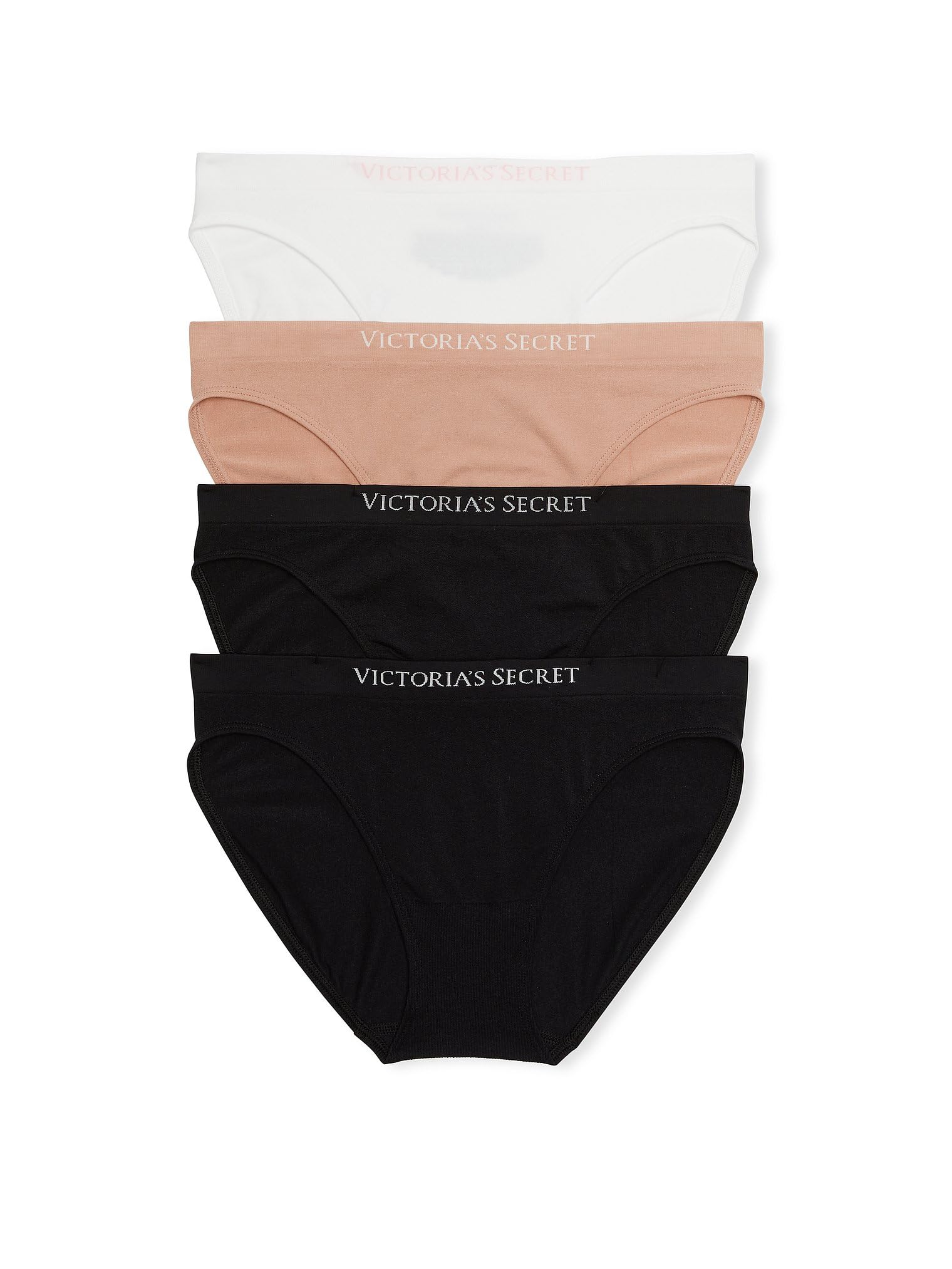 Foto 2 pulgar | Braguitas De Bikini Sin Costuras Victoria's Secret Para Mujer, Paquete De 4 - Venta Internacional.