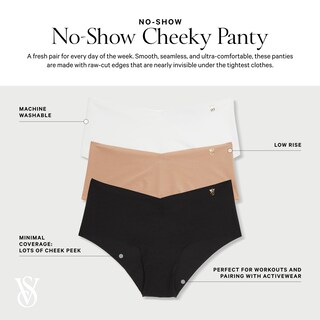 Foto 2 | Ropa Interior Victoria's Secret No Show Cheeky Women Multicolor - Venta Internacional