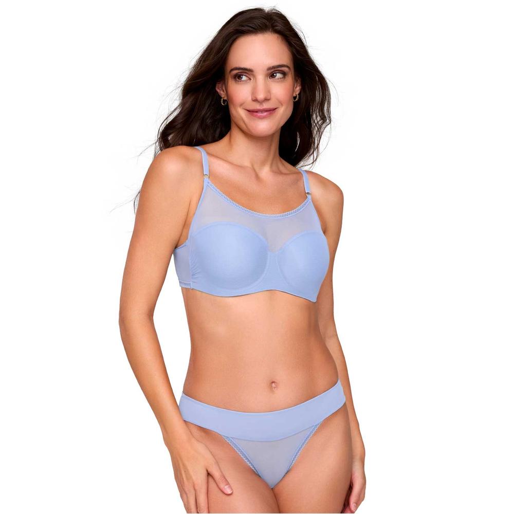 Foto 3 pulgar | Bikini Ilusión 78093 Azul
