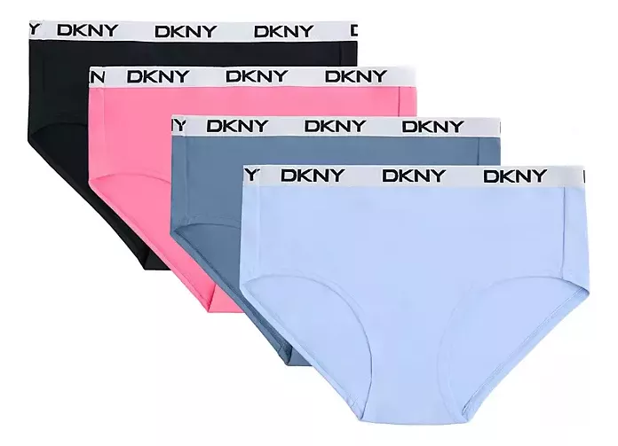 Foto 2 pulgar | Calzon Dkny Mujer Hipster 4 Pack Microfibra Fashion Pack