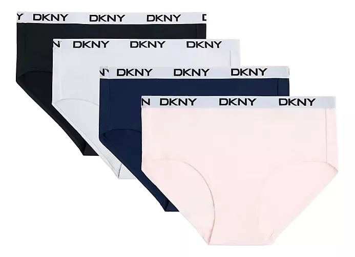 Foto 2 pulgar | Calzon Dkny Mujer Hipster 4 Pack Microfibra Basic Pack